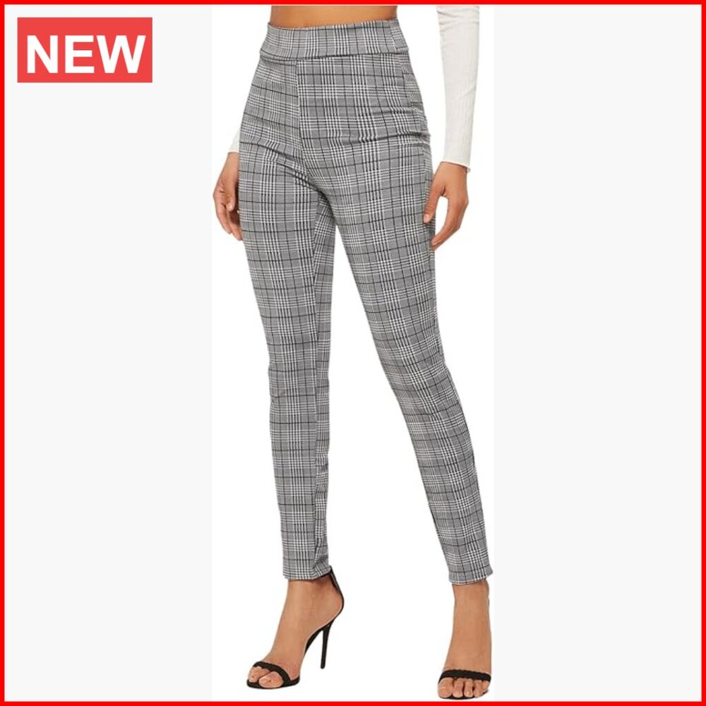 Stretchy High Waisted Skinny Leggings Work Office Pants